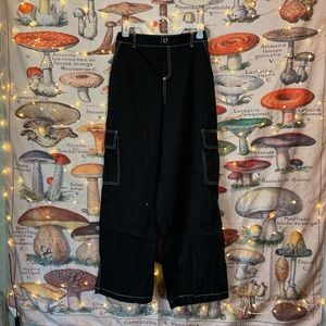 Wild Fable Black Straight Leg Cargo Pants